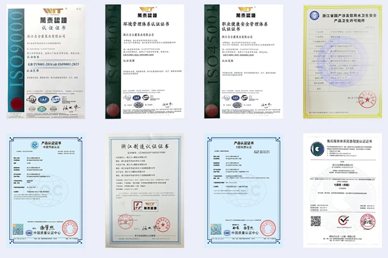 Our Certificate